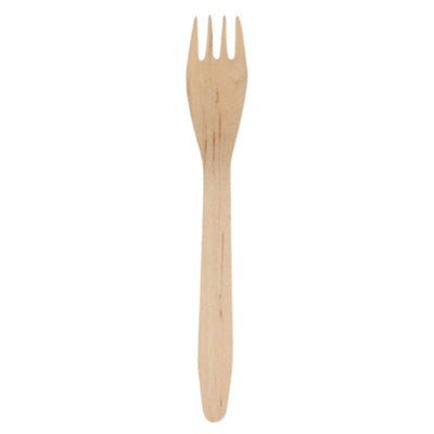 Quantore - Gabel 160mm Holz 100 Stück