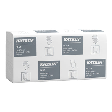 Katrin - Towel Plus w-fold 3-lagig 240x320mm 25x90 Blatt weiß 61563