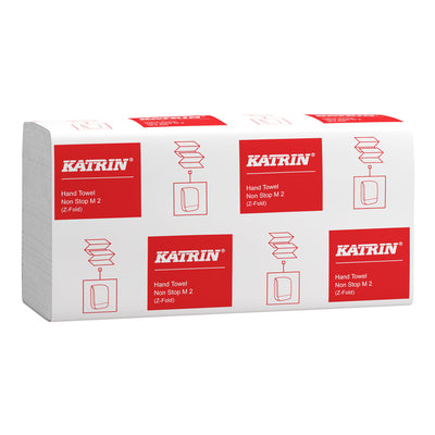 Katrin - Handtuch Z-Falz 2-lagig 203x240mm 25x160 Blatt weiß 61617