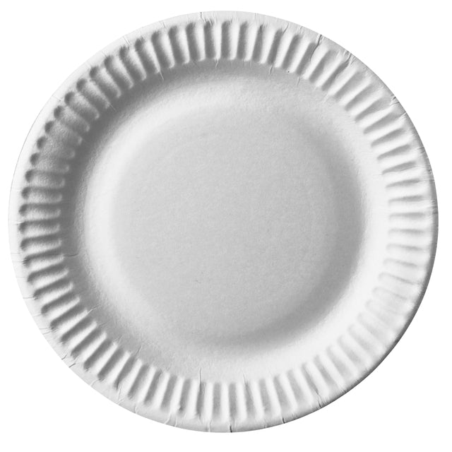 IEZZY Catering und Cate - Teller Ø150mm Pappe 100 Stück weiß