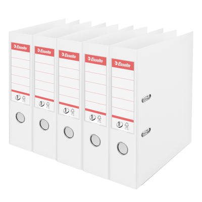 Esselte - Ordner Vivida No.1 Multipack 75mm A4 5 Stück weiß