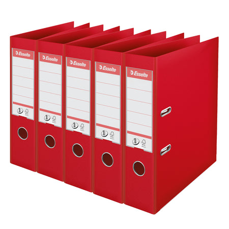 Esselte - Ordner Vivida No.1 Multipack 75mm A4 5 Stück rot