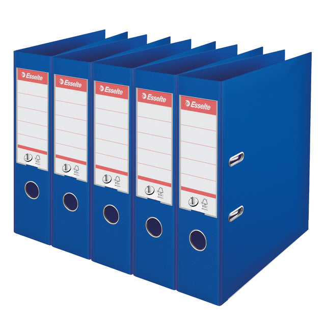 Esselte - Ordner Vivida No.1 Multipack 75mm A4 5 Stück blau