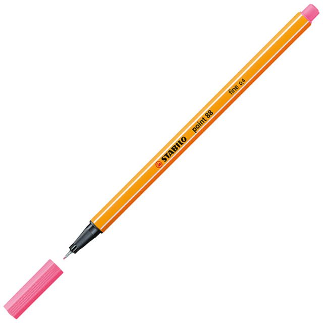 STABILO - Fineliner Spitze 88/29 fein rosa | 10 Stück
