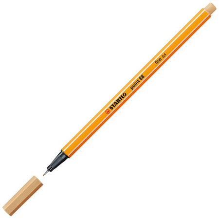 STABILO - Fineliner-Punkt 88/88 feines helles Ocker | 10 Stück