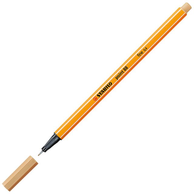 STABILO - Fineliner-Punkt 88/88 feines helles Ocker