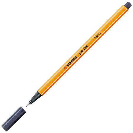 Stabilo - Fineliner Spitze 88/98 fein Payne's grey | 10 Stück