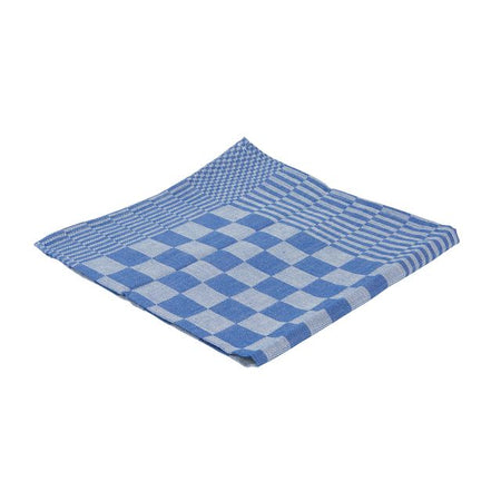 Cleaninq - Geschirrtuchblock Marine 65x65cm blau 6 Stück