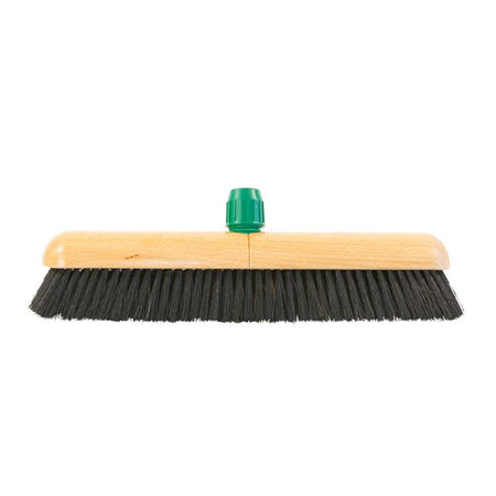 Cleaninq - Bodenbesen mit Mischhaar und Stielhalter 40 cm | 6 Stück