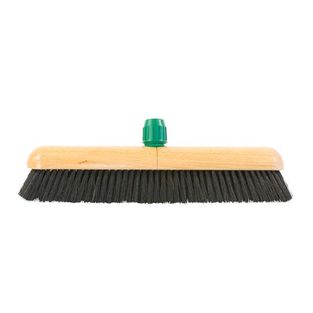 Cleaninq - Bodenbesen mit gemischten Haaren und Stielhalter 40 cm