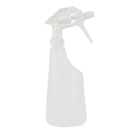 Cleaninq - Sprühflasche 600ml leer ohne Logo transparent | 12 Stück