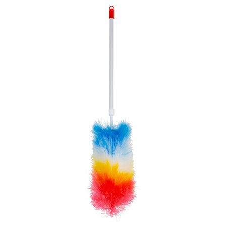 Cleaninq - Staubwedel mit Teleskopstiel aus synthetischer Faser, 110 cm