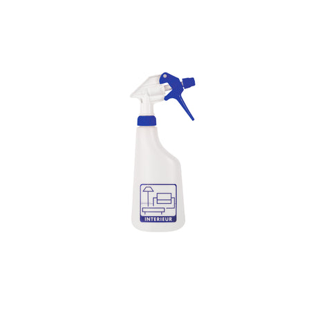 Cleaninq - Sprühflasche 600 ml leer mit Logo-Innenseite | 12 Stück