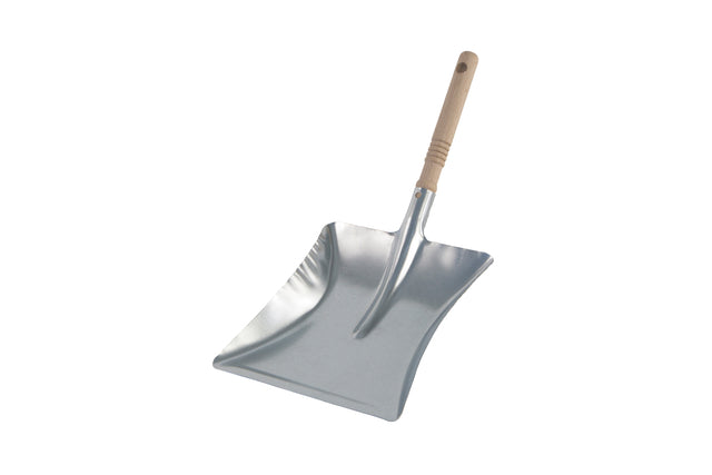 Cleaninq – Kehrschaufel mit verzinktem Holzgriff, 23 x 21 cm