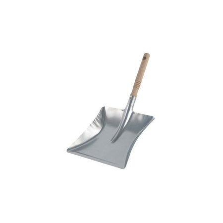 Cleaninq – Kehrschaufel mit verzinktem Holzgriff, 23 x 21 cm