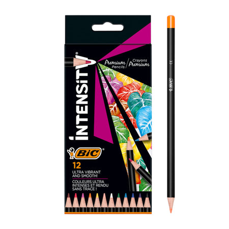 Bic - Buntstifte Intensity, sortiert, Karton mit 12 Stück