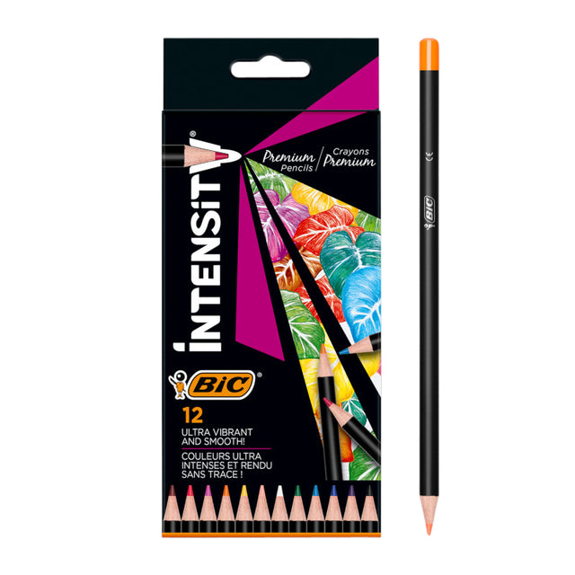 Bic - Buntstifte Intensity, sortiert, Karton mit 12 Stück