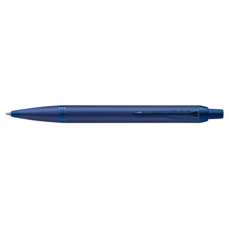 Parker - IM Monochromer blauer mittelgroßer Kugelschreiber