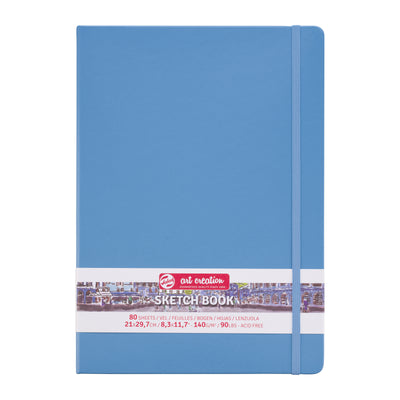 Talens Art Creation - Skizzenbuch Art Creation 80 weiße Blätter 140gr 210x300mm blau | 5 Stück