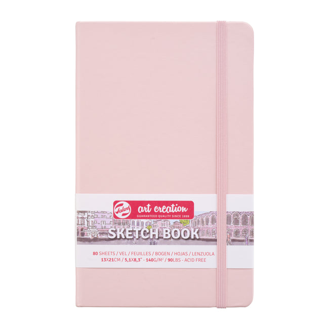 Talens Art Creation - Skizzenbuch Art Creation 80 weiße Blätter 140gr 130x210mm rosa