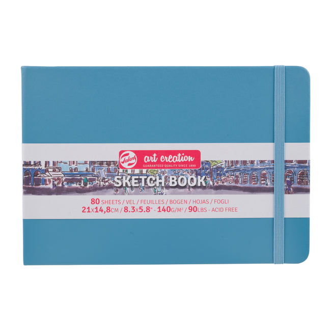 Talens Art Creation - Skizzenbuch Art Creation 80 weiße Blätter 140gr 210x150mm blau | 5 Stück