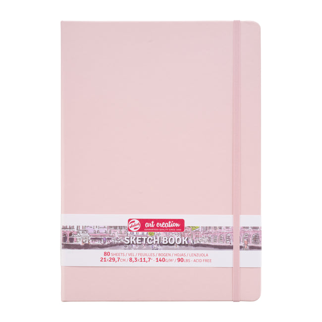 Talens Art Creation - Skizzenbuch Art Creation 80 weiße Blätter 140gr 210x300mm rosa