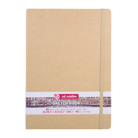 Talens Art Creation – Skizzenbuch Art Creation, 80 weiße Blätter, 140 g, 210 x 300 mm, Kraftpapier