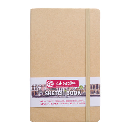 Talens Art Creation – Skizzenbuch Art Creation, 80 weiße Blätter, 140 g, 130 x 210 mm, Kraftpapier