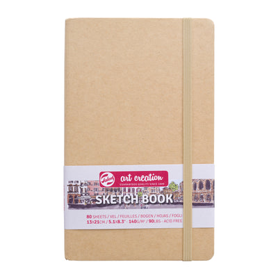 Talens Art Creation - Skizzenbuch Art Creation 80 weiße Blätter 140gr 130x210mm Kraft | 5 Stück