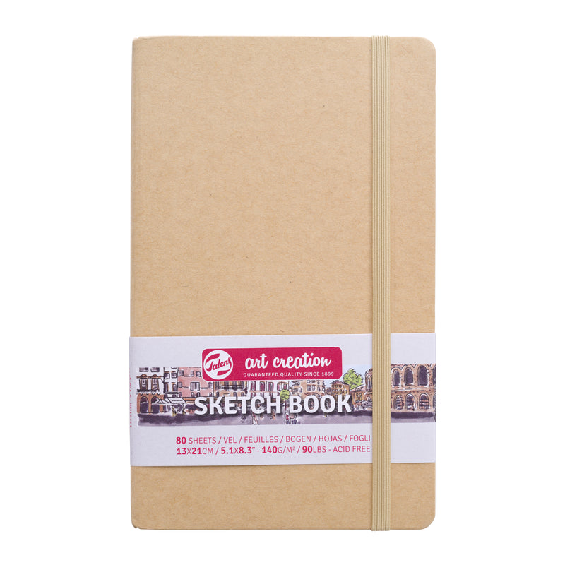 Talens Art Creation - Skizzenbuch Art Creation 80 weiße Blätter 140gr 130x210mm Kraft | 5 Stück