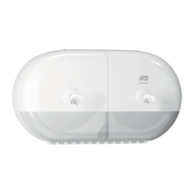 Tork - Toilettenpapierspender T9 Elevation SmartOne kleines Duo weiß 682000