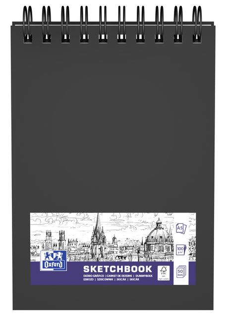 Sketchbook Oxford A5 50vel 100gr Spiral