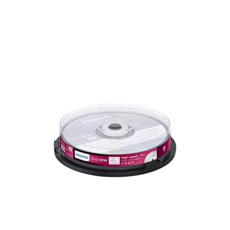 Philips -  Dvd+rw  4.7gb 4x sp (10) | 30 stuks