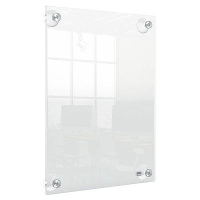 Nobo - Informationstafel Plus A4 Acrylwand beweglich