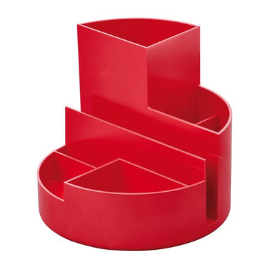 Maul - Federmäppchen Roundbox Blue Engel recycelt 6 Fächer rot
