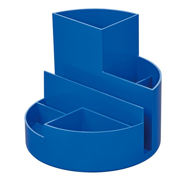 Maul - Roundbox Federmäppchen Blue Engel recycelt 6 Fächer blau