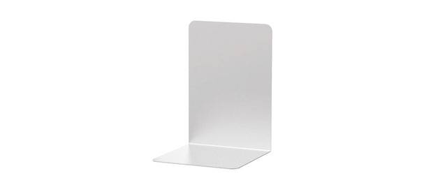 MAUL - Buchstütze Aluminium 12x12x17,5cm Set 2 silber | 12 Stück