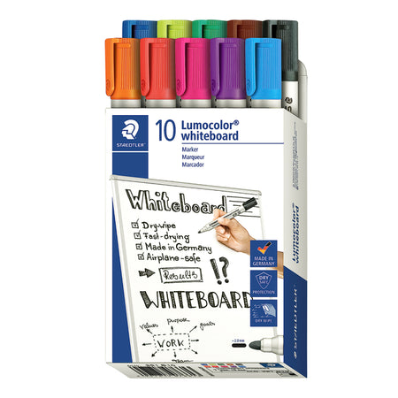 Staedtler - Whiteboardmarker Lumocolor 351 Set à 10 Stück sortiert
