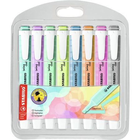 Stabilo -  Markeerstift swing cool 275/8 pastel ass | 5 stuks