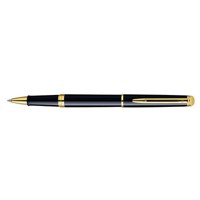 Waterman - Tintenroller Hémisphère schwarz lackiert GT fein