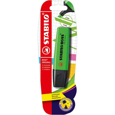 STABILO - Textmarker BOSS Original 70/33 grün Blister à 1 Stück | 10 Stück
