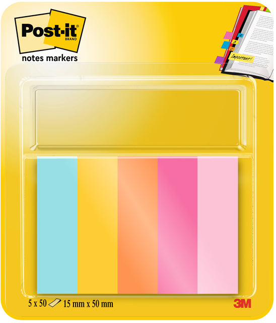 Markierungsstreifen 3M Post-It 670-5-Bea 12,7x44,4mm | 36 Stücke
