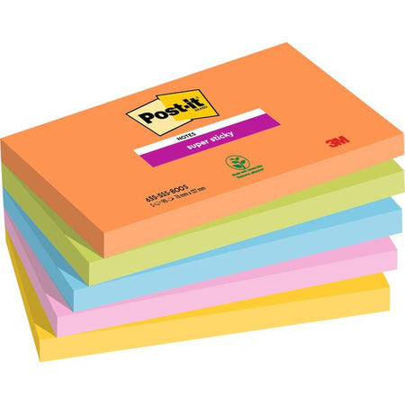 Post-it - Notizblock 655 super klebrig 76x127mm boost | 12 Stück