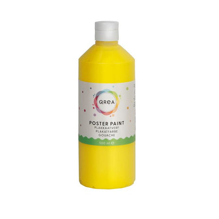 Qrea - Posterfarbe Gelb 500ml