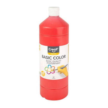 Creall – Posterfarbe Basic Hellrot 1000 ml