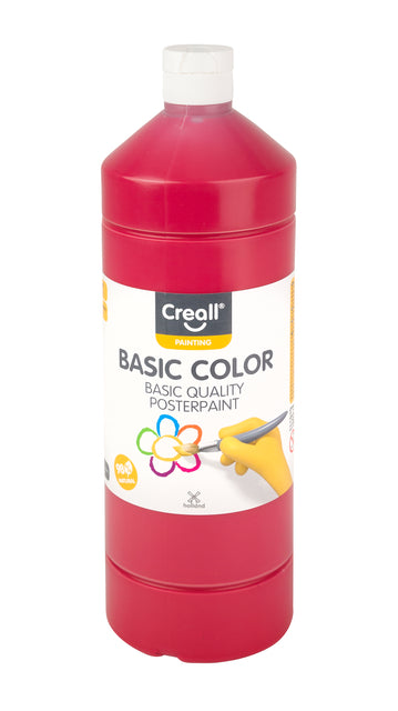 Plakkaatverf Creall Basic 06 Dunkelrot 1000ml | 6 Stück