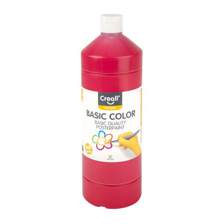 Creall – Posterfarbe Basic Dunkelrot 1000 ml