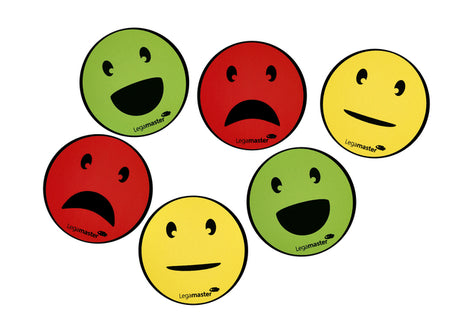 Legamaster - Magnet Emoticon 50mm sortiert 6 Stück