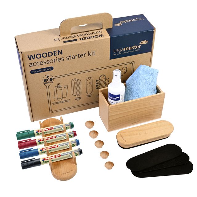 Legamaster - Whiteboard-Zubehör für WOODEN-Kit 17-teilig