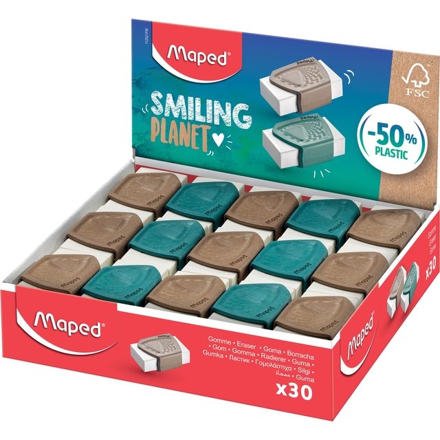 Maped – Gum Smiling Planet Display mit 30 Stück